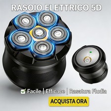✅ Rasoio Testa Calva Uomo 6D