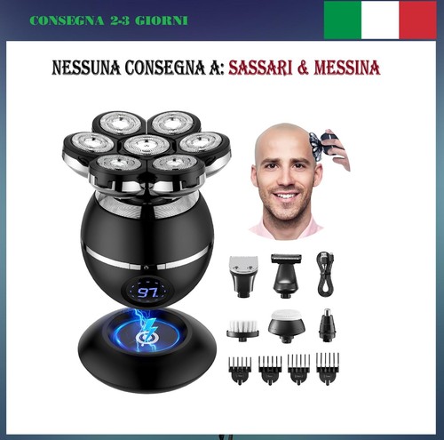 Rasoio testa calva uomo 7d - calva, -7d